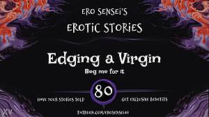 Edging virgin with erotic audio for women in pov session