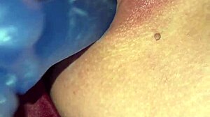 Pov video of amateur couple with squirting action on daddy