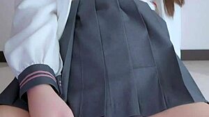 your classmate in cute underwear gets secretly addicted to intense vibration sessions