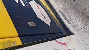 Cum Walk In Public Club With Hardcore Dancing And Night Vibes