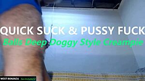 do you want a quick suck and balls deep doggy creampie?