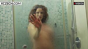 Sexy Milf Mom Teases Big Tits In Shower