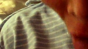 Lila boldly swallows cum in amateur European blowjob with French flair.