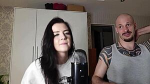 petite brunette amateur mistress answers sexy pegging questions