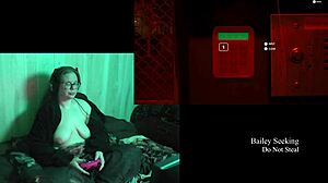 Brunette BBW With Big Natural Tits And Curvy Ass Plays Naked Night Springs Game Part 2