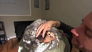 CEO tickles and licks secretary's sexy nylon soles wildly!