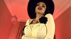 Lady Dimitrescu Feels Overwhelmed with Desire in Hot Fuck