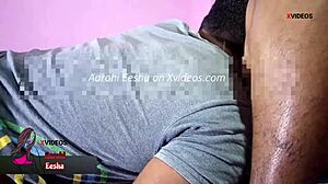 Indian stepmom shares secret moments with son-in-law in homemade setting full of intriguing family dynamics.