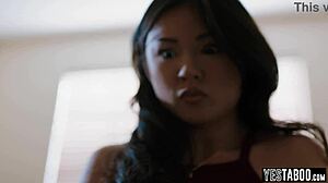 Tiny Asian Teen 18+ Tries Out Some Bdsm Action With Bestie And Her Bf