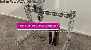 Lap Dancer Demonstrates the World's Best Sex Machine Features