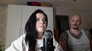 petite brunette amateur mistress answers sexy pegging questions