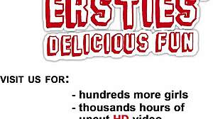 sweet blonde amateur jolie plays with toys in woods... oops, fingering her tight pussy outdoors!