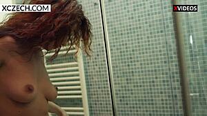 Sexy Milf Mom Teases Big Tits In Shower