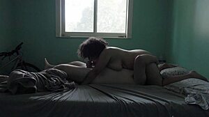 Milf cums hard from anal finger play!