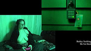 Brunette BBW With Big Natural Tits And Curvy Ass Plays Naked Night Springs Game Part 2