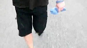 Hey, are you into nylon feet in Birkenstocks for a morning walk outdoors?