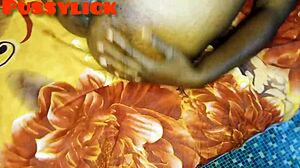 landlady lingers in room for more time with tenant during rent collection chat