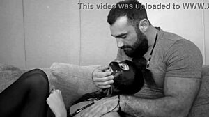 domination and obedience play out in this intense fetish scene 😏🔗