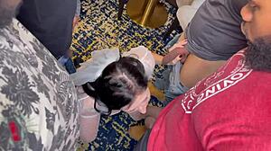 Bride Takes Multiple Big Black Cocks in Intense Wedding Gangbang