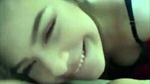 Amateur lesbian couple enjoys oral sex with girlfriend licking to orgasm