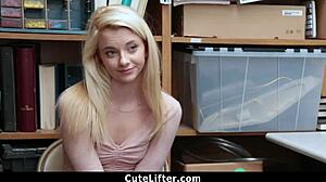 Perky Teen Takes Officer Cock Load as Shoplifting Punishment