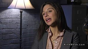 i-i got tied up in bondage, that brunette slave, spanked hard with anal fucking and deepthroat choking pain...