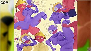 oh i love countryhumans with cheelai gettin fucked back there