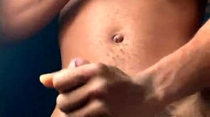 First time jerk off with massive monster cock cream