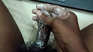 teen latina gets intense massage from muscular bodybuilder in homemade pov. rohitjames unleashes cumshot compilation on her young legs.