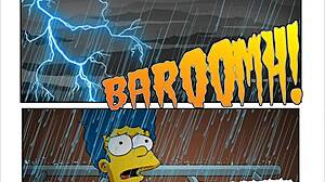 Marge Simpson Fuck Grandpa Storm Warning