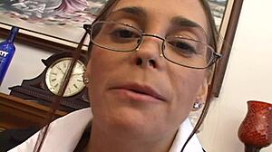 Horny teacher grabs the ebony student's big ass. He pounds her fat bbw body with his monster cock in intense interracial fucking.