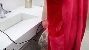 Thrusting my thick cock deep into chubby bbw's big ass and tits while petite amateur sucks monster rod.