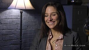 i-i got tied up in bondage, that brunette slave, spanked hard with anal fucking and deepthroat choking pain...