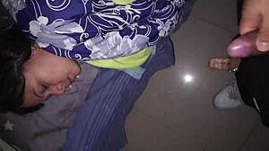 I find my friend's mom in her room