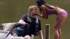 Hey, check out Donnabella Mortel in that sexy bikini babe freshwater video!