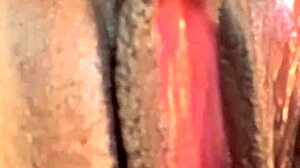 Wife enjoys intense hotel session with well-endowed black guy, cumming hard on his cock while husband films and joins in the cum finale.