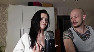 petite brunette amateur mistress answers sexy pegging questions