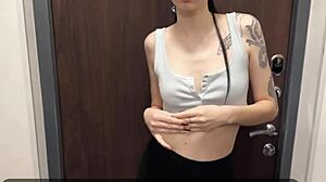 my new girlfriend reveals her true sexual nature with deepthroat and doggystyle in nature