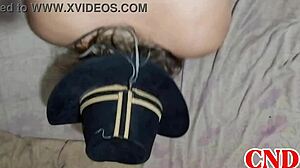 latina wife with big ass rides husband reverse cowgirl on bed