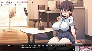 masyousyoujo engages in all conversations throughout the story