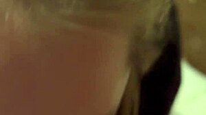 she gave an early morning blowjob that ended with her swallowing his cum load