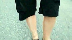 Hey, are you into nylon feet in Birkenstocks for a morning walk outdoors?