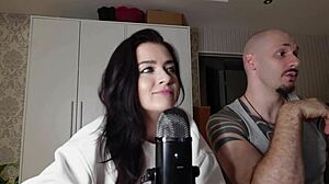 petite brunette amateur mistress answers sexy pegging questions