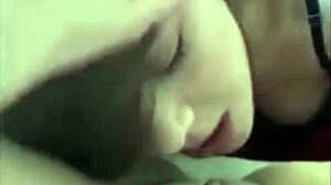 Amateur lesbian couple enjoys oral sex with girlfriend licking to orgasm