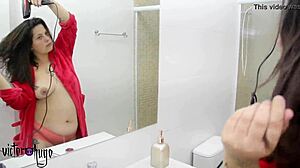 Thrusting my thick cock deep into chubby bbw's big ass and tits while petite amateur sucks monster rod.