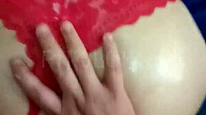 Subtly Oiled My Stepsister's Curves in a Steamy Homemade Moment