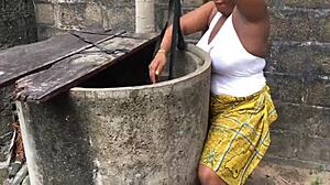 Her Big Natural Tits Drive Me Crazy During Outdoor Anal Fucking