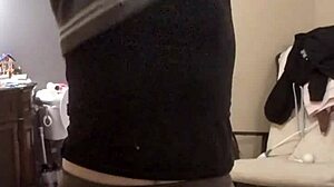 In this softcore solo scene, a curvy beautiful woman undresses slowly during her workout routine.