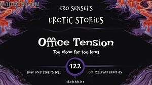 Office tension builds in this erotic audio for women with solo masturbation and pov fetish vibes at work