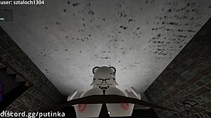 Snowbunny girl, why let that BBC with monster cock fuck your pussy to creampie in Roblox condo cheating session?